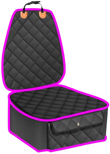 Image of Dog car seat Cover (Pink, Frount Car Seat Cover)