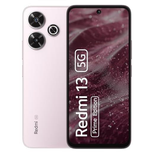 Redmi 13 5G Prime Edition, Orchid Pink, 8GB+128GB | India Debut SD 4 Gen 2 AE | 108MP Pro Grade Camera | 6.79in Largest Display in Segment