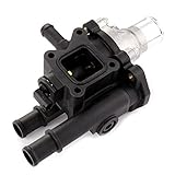 Aintier 25189437 96980317 Thermostat Housing Kit Assembly Fit for 2009 2010 2011 Chevrolet Aveo/ Aveo5 Engine Coolant Thermostat Housing