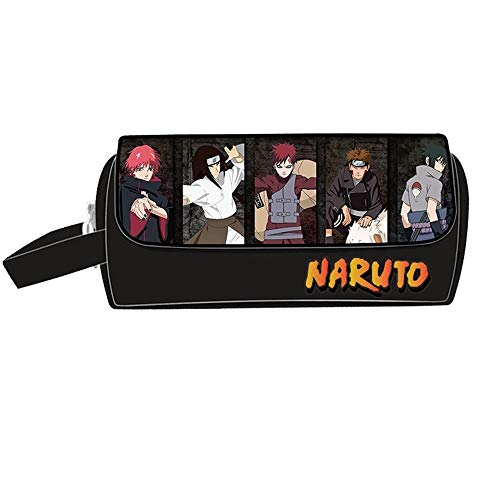 Preisvergleich Produktbild Koupany Anime Naruto Bleistiftbeutel Männliche Und Weibliche Studenten Farbstiftkasten Schreibwarenbeutel Doppelreißverschluss Große Kapazität Multifunktionale Bleistiftbeutel