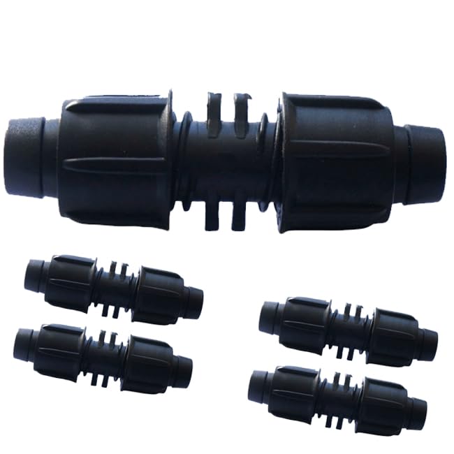 Raccord d'irrigation goutte-à-goutte 16mm évite les fuites de tuyau noir x100