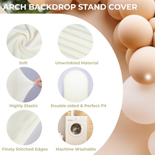 Cobertor Arco de Boda Babenest Ivory, Set de 3 miniatura 6