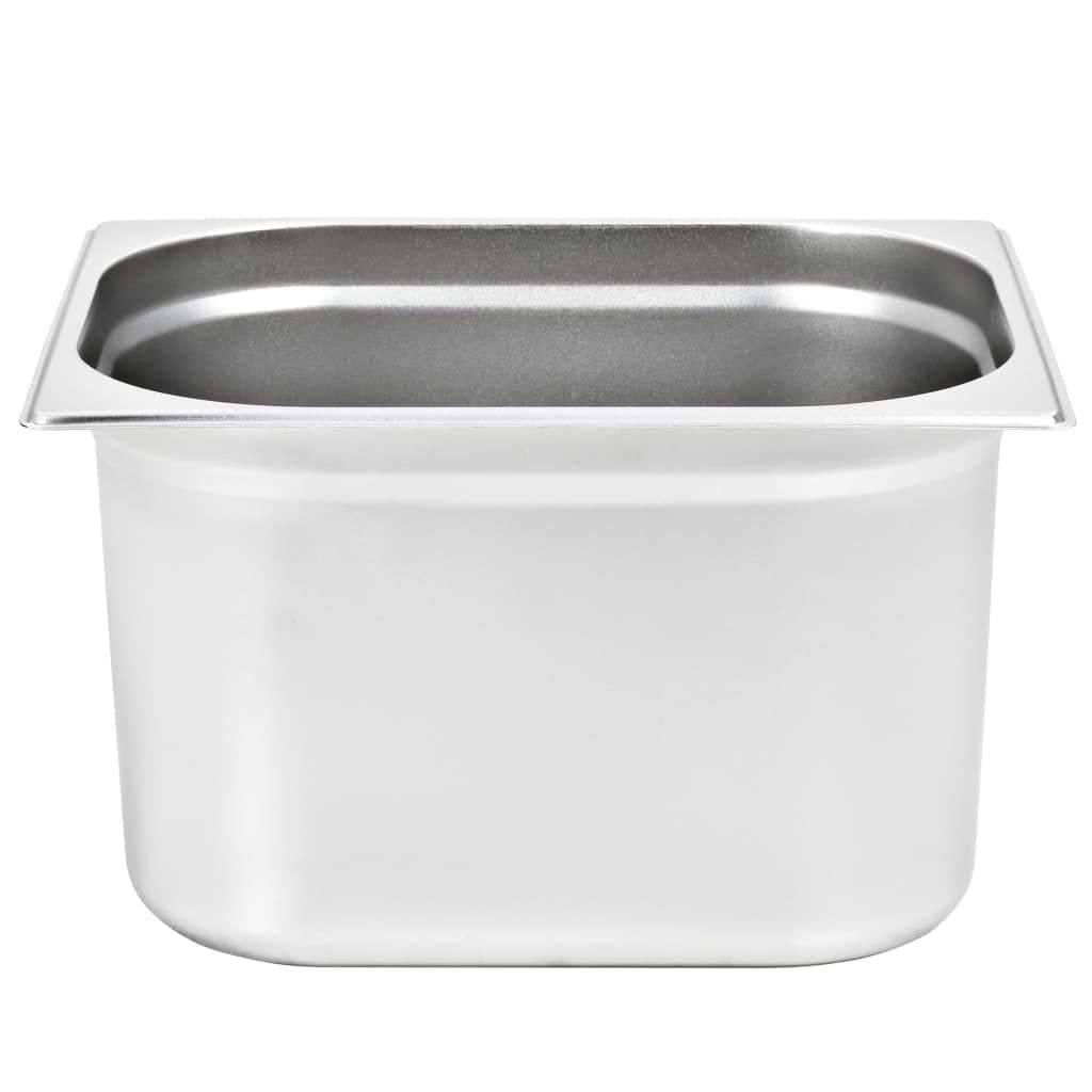 Contenitori Gastronorm 2 pz GN 1/2 200 mm in Acciaio Inox,Accessori Strumenti Cucina,Accessori per scaldavivande a Vapore,Vaschette per scaldavivande a vapore-50890