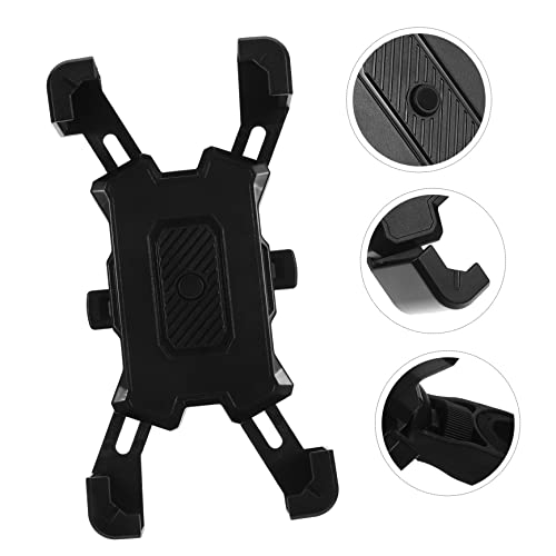 CLISPEED 2 Peças Suporte De Bicicleta Para Scooter Suporte De Telefone Para Guidão De Motocicleta Pe