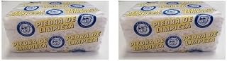 Alanos – Pietra di Pulizia di Schiuma di Vetro Bianco di 10 x 7 x 4 cm. Scatola con 12 Pezzi