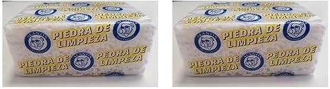 Alanos – Pietra di Pulizia di Schiuma di Vetro Bianco di 10 x 7 x 4 cm. Scatola con 12 Pezzi
