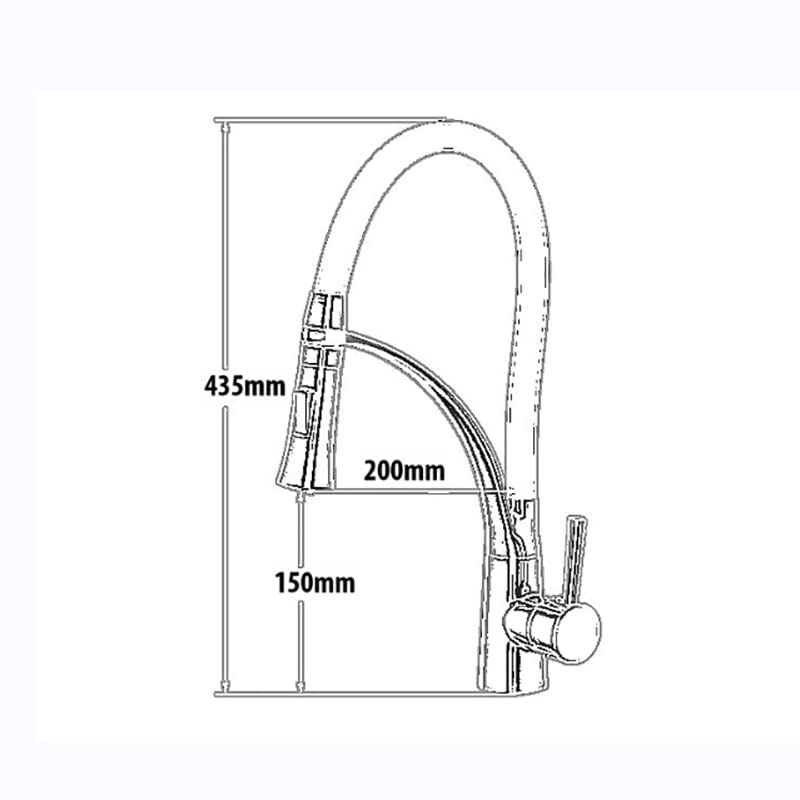 Robinet moussant de pommeau de douche en nickel pour routine bien-être