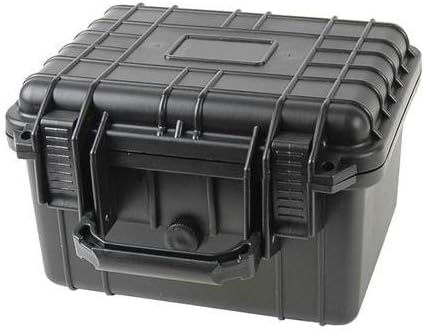 10.5 Inch Black Tactical Weatherproof Equipment Case - Deep