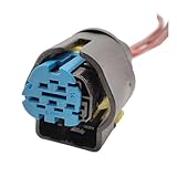 automotive wire connectors 5Pin Automotive Fuel Pump Socket Inject Transducer Electronic Connector Wiring Harness Fit Compatible 1928405159 Car maintenance(1 Pc)
