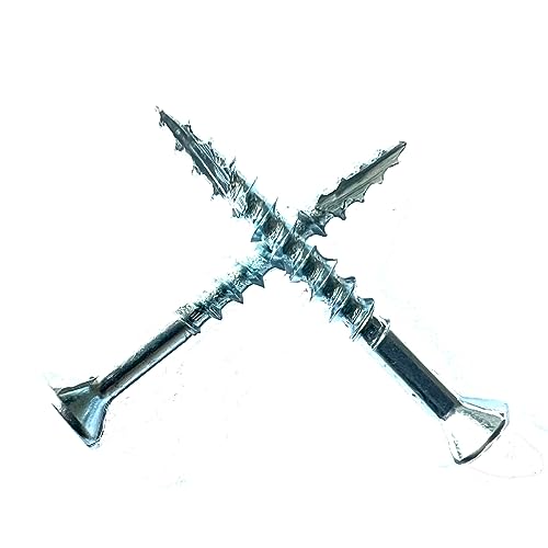 FASTENPOWER #8 x 1-1/2" Wood Screws Flat Head Particle Board...