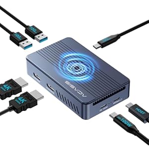 Acasis M2 NVMe SSD-Gehäuse 40 Gbit/s USB C Aluminium NVMe Gehäuse PCIe 2230 2242 2260 2280 M-Key (B+M Key) Solid State Drive Externe Festplattengehäuse kompatibel mit USB 4/3.2/3.1/3.0/Typ C Geräten