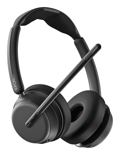 EPOS Impact 1061 ANC High-Performance Bluetooth Headset for PC - Double-Sided, Advanced Noise Cancellation, AI, Super Wideband Audio, Intuitive Controls, for Professionals in Loud Workspaces