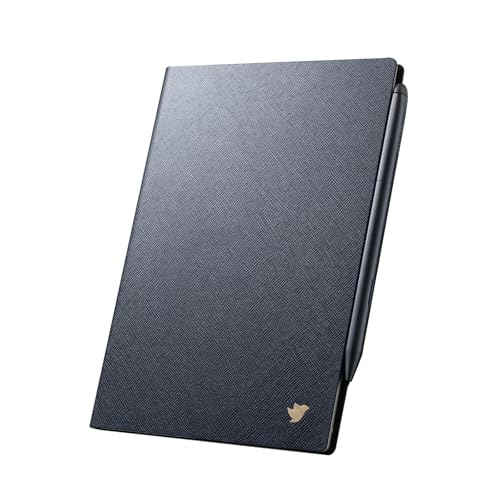 iflytek Blue Protective Folio Case for iFLYTEK AINOTE Air 2, Premium PU Leather, Slim& Lightweight, Durable Cover with a Pen Clip for E-Ink Writing Tablet, Water and Dustproof