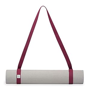 Gaiam Easy-Cinch Yoga Mat Sling – Durable Carrying Strap for Yoga Mat with Metal D-Rings for Secure Fit (No Mat Included)