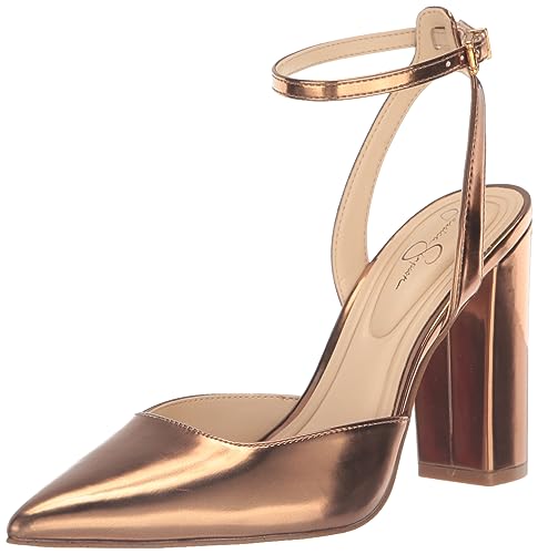 Escarpins bout pointu Nazela Jessica Simpson bronze talons aiguilles 37.5