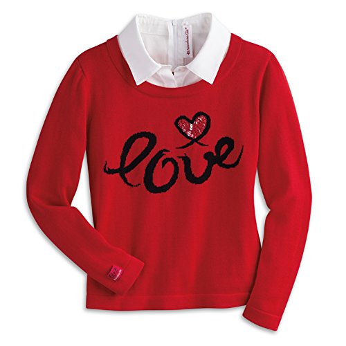 American Girl Grace Graces City Sweater for Girls XSmall 6 Red