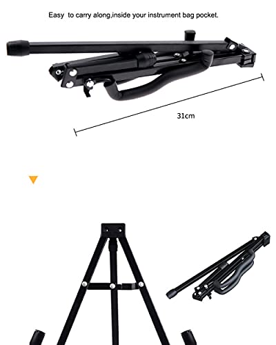 Support de Guitare Siqi Support de Cadre Universel 3A Pliable pour Toutes Les Guitares Support de Guitare de Voyage pour Basse électrique Classique Acoustique, Noir - Les Beatles, Paul McCartney, John Lennon, RIngo Starr, George Harrison Support de Guitare Siqi Support de Cadre Universel 3A Pliable pour Toutes Les Guitares Support de Guitare de Voyage pour Basse électrique Classique Acoustique, Noir – Image 8
