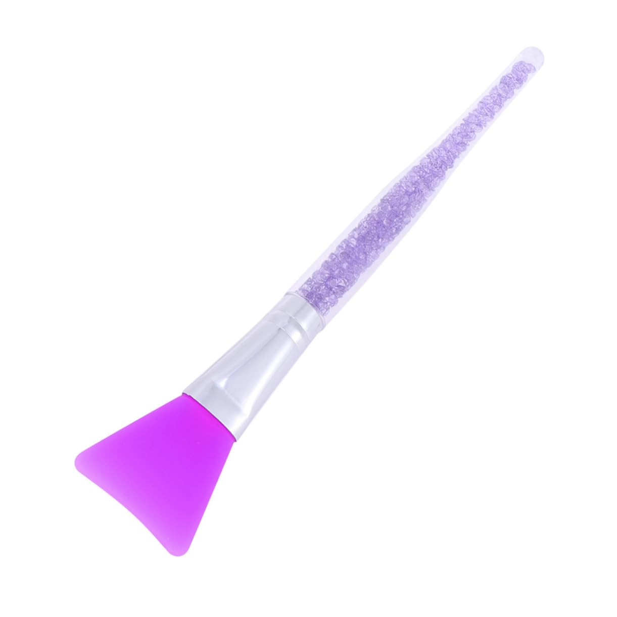HAKIDZEL Face Mask Applicator Brush Rhinestone Silicone Skincare Tool Esthetician Supplies