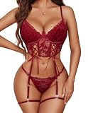 Avidlove Conjunto de lencería para Mujer, M