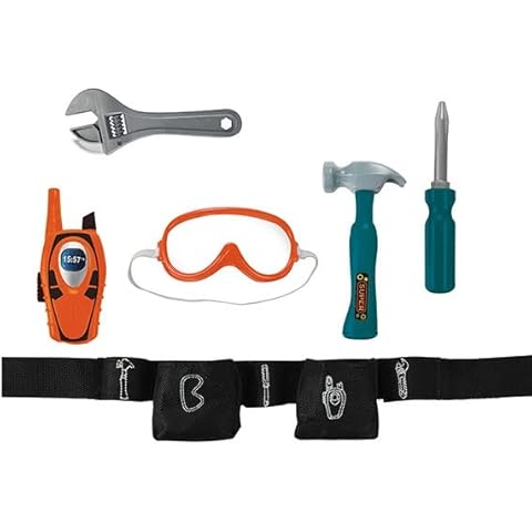UMKY Kids Toy Tool Belt With Play Tools For Boys Girls 2 3 4 years old Pretend Roleplay DIY Handy Man Cover