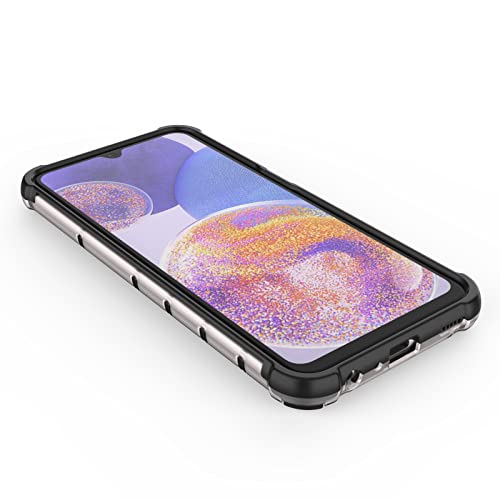 Image of Glasgow Back Case Cover Designed for Samsung Galaxy F23 5G / M23 5G - Black