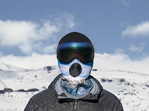 Máscara para esquí Snow Mountain para proteger el rostro del frío en alta montaña