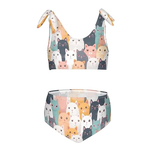 Image of Toddler 2 Pieces Bikini Set Cute Frog Mushroom Swimsuits for Girls Size 3T 20246923
