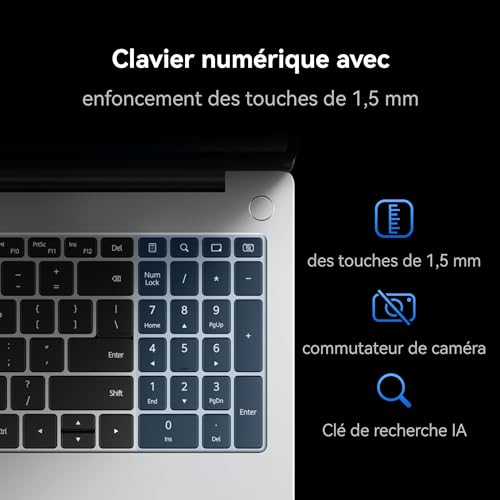 HUAWEI MateBook D16 : PC Portable Intel i5, 16 Go RAM, 512 Go SSD - Geekodrome: Boutique d'accessoires geek HUAWEI MateBook D 16