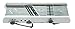 Progressive Mandoline , Non-Skid Feet, Slice, Julienne, Cube, 4-Adjustable Thicknesses, Saftey Hand Guard, Compact Storage, White