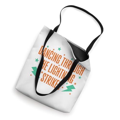 Bolso tote Dancing through the lightning strikes miniatura 2