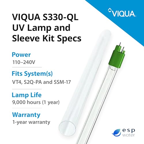 VIQUA S330-QL Kit Combo Lámpara UV y Manguito de Cuarzo miniatura 4