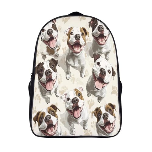Sac d'école loisirs 2 compartiment à grand volume avec motif animal imprimé 3D