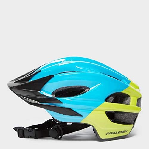 Raleigh - CSH1303 - K.O.M. Lightweight Adjustable Children's Mountain Bike Helmet Size 48-55cm in Blue and Yellow