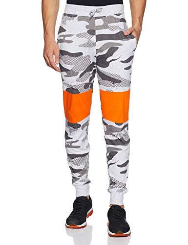 Image of Neostreak Men's Slim Fit Joggers (neotrackpatchorg-cam-whigre-32