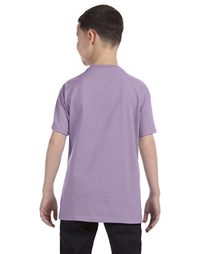 Hanes Authentic TAGLESS Kids' Cotton T-Shirt, Lavender, XS