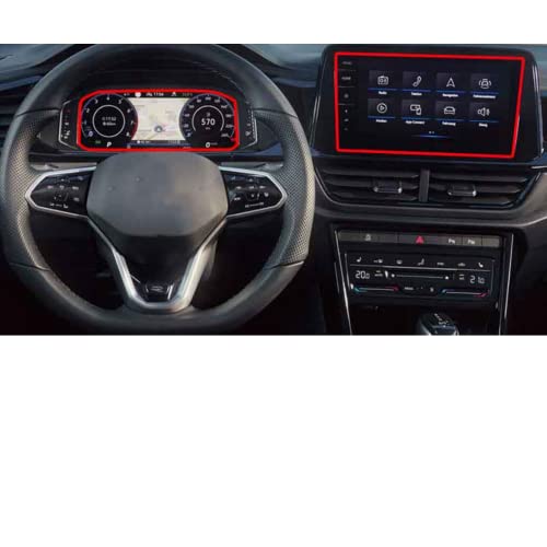 Protection d'écran T-Roc 2022 en verre trempé anti-rayures