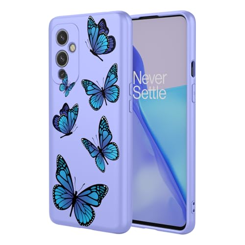 Coque OnePlus 9 anti-choc pour éviter les fissures avec style violet