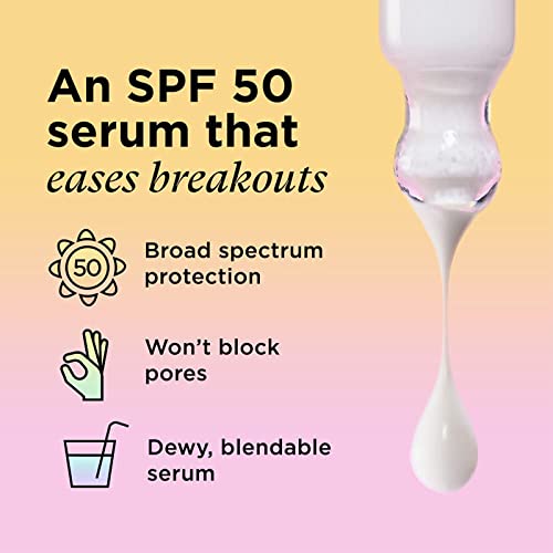 Megashade By Zitsticka - Spf 50 Facial Sunscreen Serum For Breakout-Prone, Sensitive Skin (30Ml) #TOP2