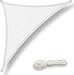 bonsport Marken Sonnensegel Sonnenschutz Dreieck dreieckig 5x5x5 m weiß
