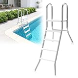 TATIVALO Edelstahl Poolleiter 4 Stufen, Schwimmbadleiter mit...