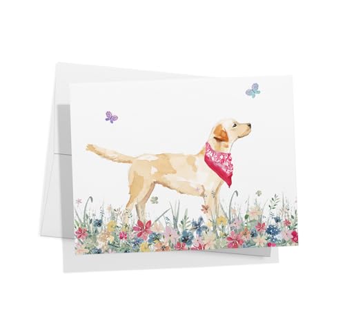 Image of Twigs Paper Note Cards Dogs Design - 12 Assorted Dogs Note Cards with Envelopes - Made in USA Greeting Card - Eco Friendly Blank Cards and Envelopes - 5.5 x 4.25 Size Appreciation Cards
