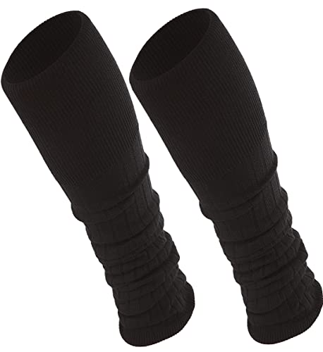 TODO Stulpen Baumwolle Damen - Weich und Bequem Beinlinge zum jeden Tag, Tanzen, Sport, Gym, Bergtouren - Beinwärmer (Schwarz) Cover