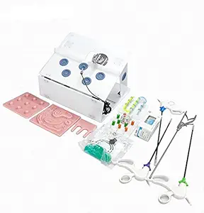 Reviti Laproscopic Endo Trainer for Laparoscopic training with 4 Laproscposy Instruments & 5 Training Module (Endo Trainer with Instruments)