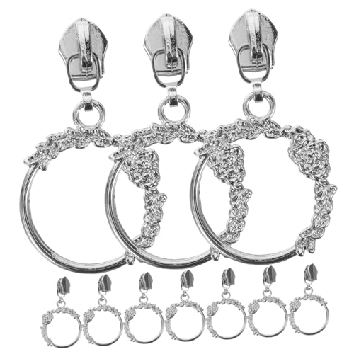 Gogogmee Sturdy Zipper Puller Tool Kit 10pcs Replacement Zipper Heads for Clothing Backpacks