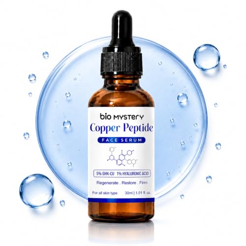 Image of GHK-Cu Copper Peptide Face Serum | 5% Copper Peptides + 1% Hyaluronic Acid | Hydrating, Firming & Skin Barrier Support | Korean Formula | 30ml