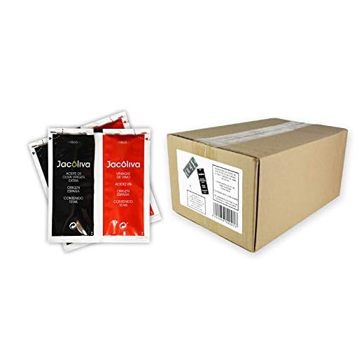 Jacoliva - Monodosis Aceite de Oliva Virgen Extra + Vinagre - 150 Unidades Dobles de 10 ml - Blend de Aceitunas - Predomina Manzanilla Cacereña - Elaborado en Extremadura