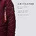 Alpha Industries N-3B Slim Fit Parka - Cold Weather Military Issue Parka - Maroon, S