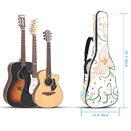 Housse de transport étanche pour guitare avec bandoulière réglable Motif ethnique Fleurs, Multicolore 05, 42.9×16.9×4.7… - Les Beatles, Paul McCartney, John Lennon, RIngo Starr, George Harrison Housse de transport étanche pour guitare avec bandoulière réglable Motif ethnique Fleurs, Multicolore 05, 42.9x16.9x4.7… – Image 6