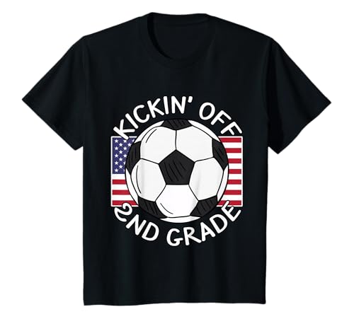 Kicking Off 2nd Grade Soccer Back To School T-Shirt