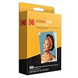 KODAK 2x3" Premium Zink Photo Paper (100 Sheets) - Compatible with KODAK Cameras & Printers, White